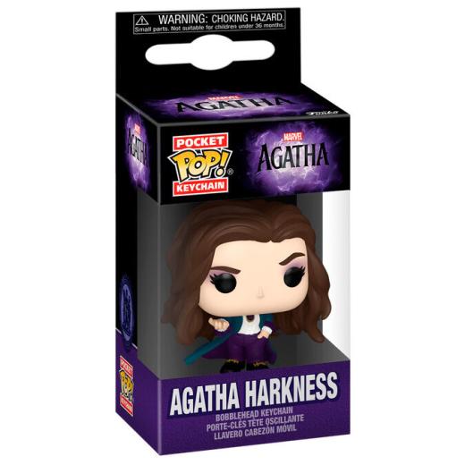 Funko -  Pocket ! kulcstartó Marvel Agatha  Agatha Harkness