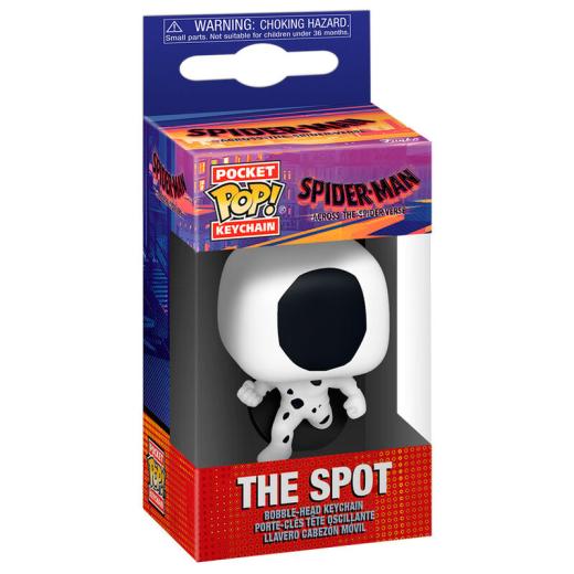Funko -  Pocket ! Marvel Spiderman Across the Spiderverse The Spot kulcstartó
