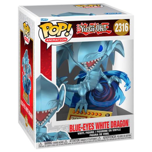Funko -   Premium YuGiOh! BlueEyes White Dragon   15 cm gyűjtői vinyl karakter