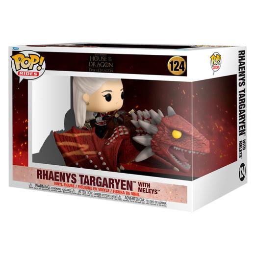 Funko -  Rides Deluxe House of the Dragon Rhaenys Targaryen with Meleys   15 cm gyűjtői vinyl karakter