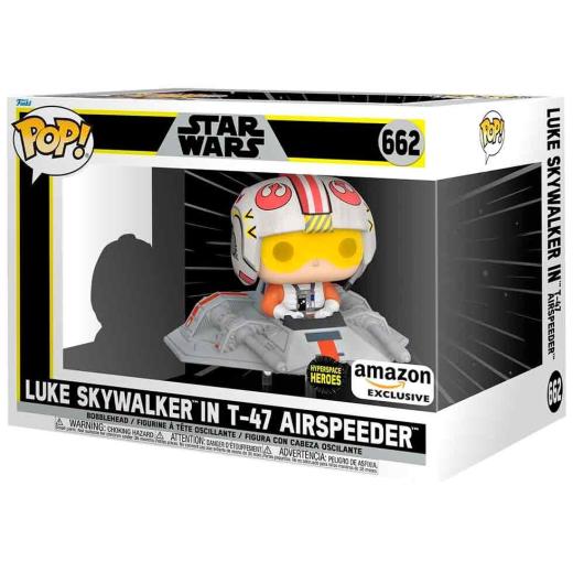 Funko -  Rides Star Wars Luke Skywalker in T47 Airspeeder Exclusive    gyűjtői vinyl karakter