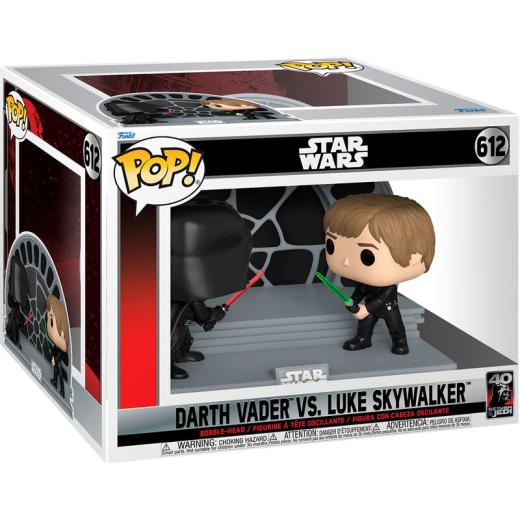 Funko -  Star Wars 40th Darth Vader VS Luke Skywalker   15 cm gyűjtői vinyl karakter