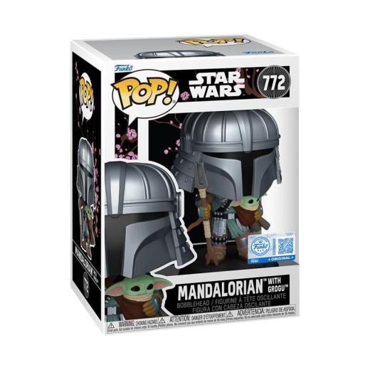 Funko -  Star Wars Impressions  Mandalorian with Grogu Exclusive    gyűjtői vinyl karakter