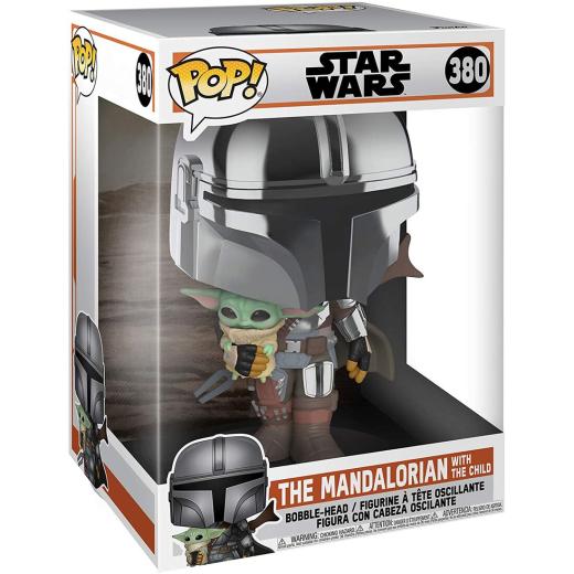 Funko -   Star Wars Mandalorian with Yoda Child   25cm gyűjtői vinyl karakter
