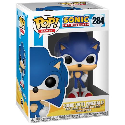 Funko -  Video & Games Sonic with Emerald    gyűjtői vinyl karakter