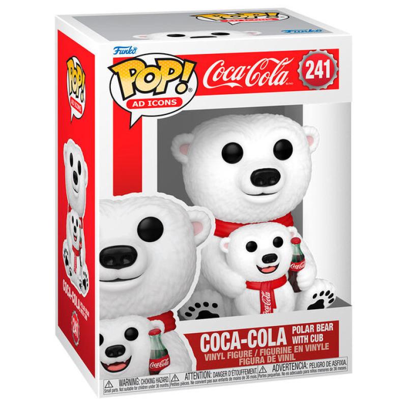 Funko -  AdIcons Coca Cola Polar Bear with Cub    gyűjtői vinyl karakter