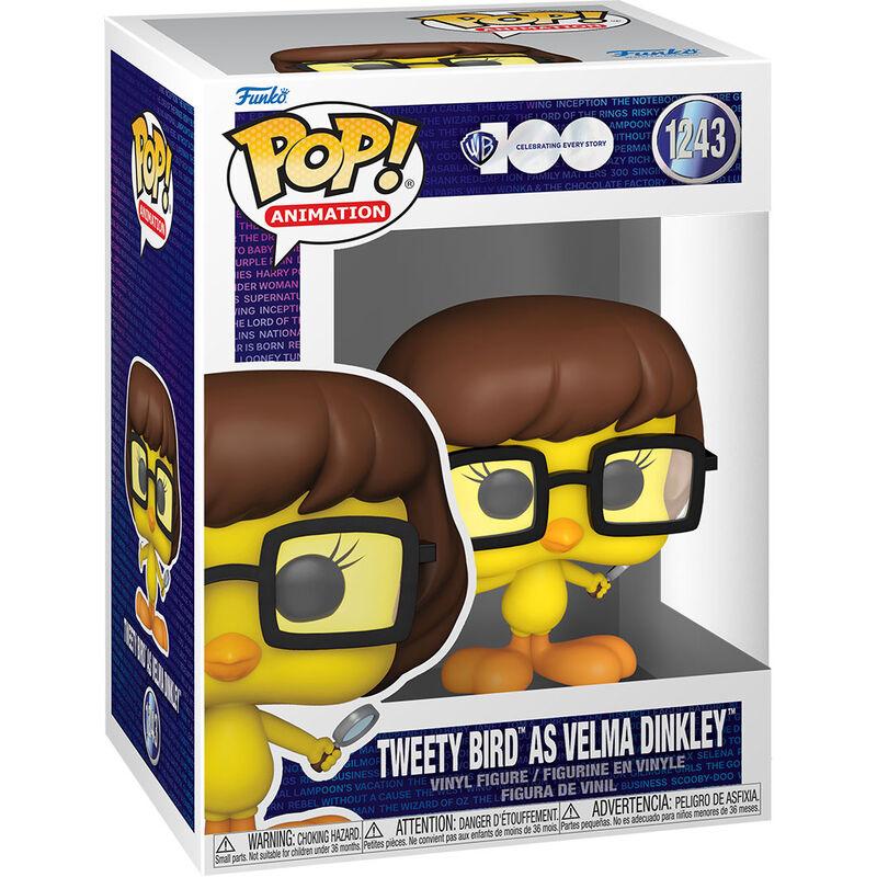 Funko -  Animations & Cartons Looney Tunes Tweety Bird as Velma Dinkley    gyűjtői vinyl karakter