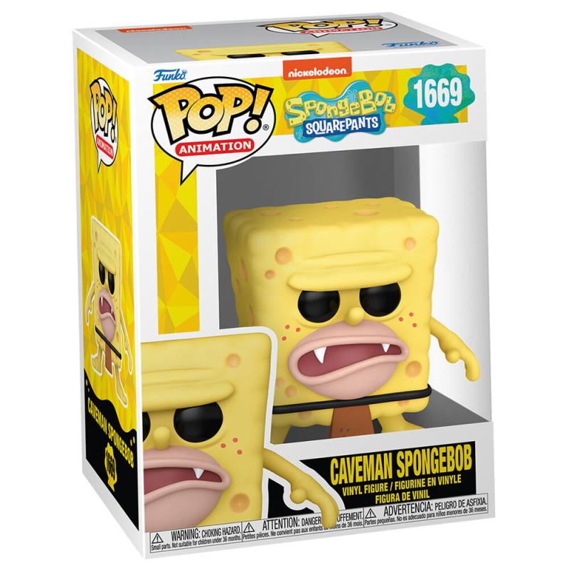 Funko -  Animations & Cartons Sponge Bob Caveman Spongebob    gyűjtői vinyl karakter