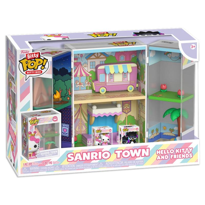 Funko -  Bitty ! Boxes gyűjtői vinyl karakter Hello Kitty and Friends Sanrio Town