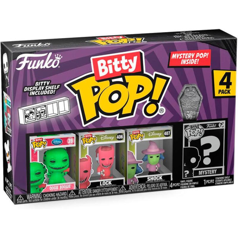 Funko -  Bitty ! Disney Nightmare Before Christmas Oogie Boogie dbos gyűjtői vinyl karakter szett