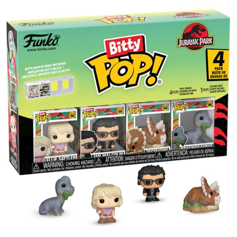 Funko -  Bitty ! Jurassic Park Triceratops 4dbos szett