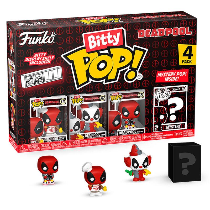 Funko -  Bitty ! Marvel Deadpool Master 4dbos gyűjtői vinyl karakter csomag