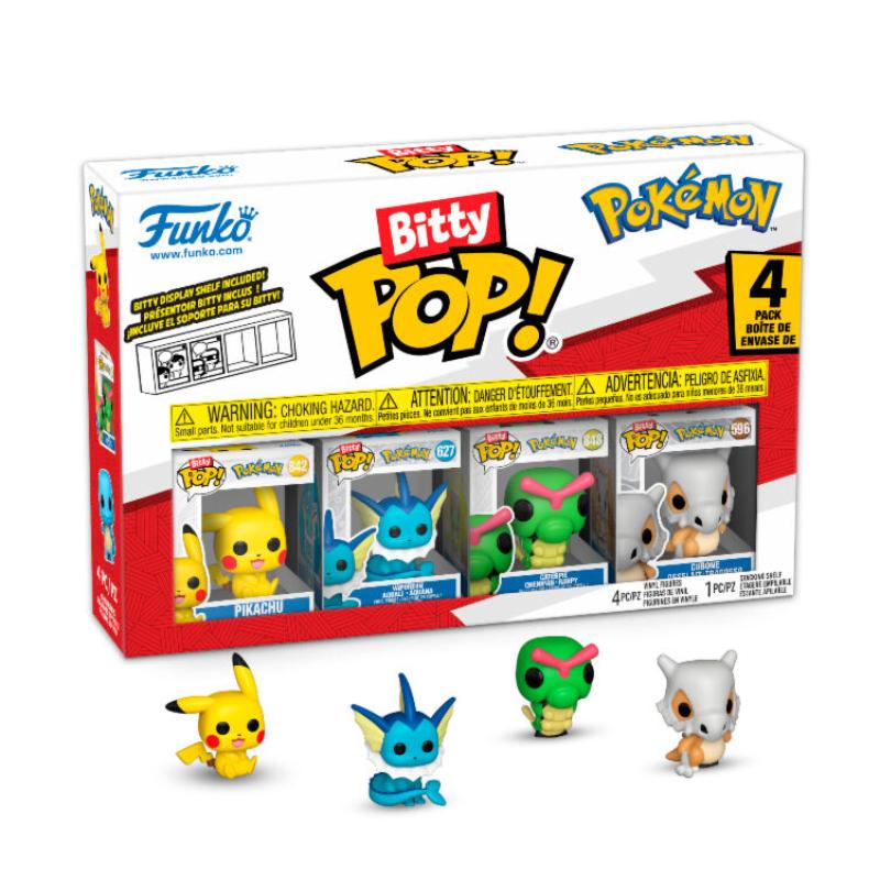 Funko -  Bitty ! Pokemon Pikachu 4dbos gyűjtői vinyl karakter szett