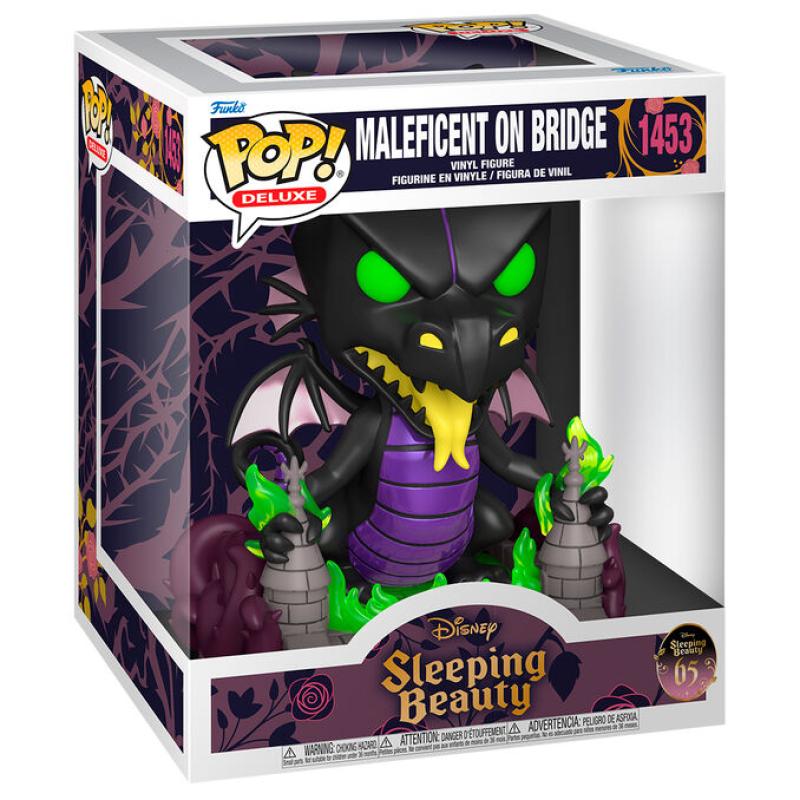 Funko -  Deluxe Disney SleePing Beauty  Maleficent on Bridge   15cm gyűjtői vinyl karakter