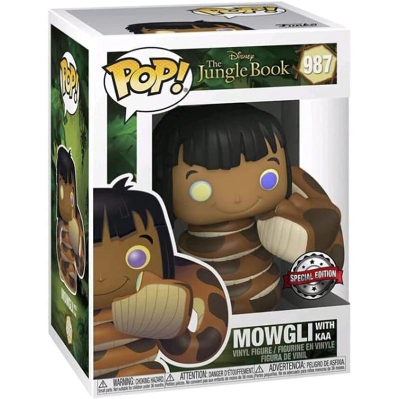 Funko -  Disney The Jungle Book  Dzsungel könyve   Mowgli Exclusive    gyűjtői vinyl karakter