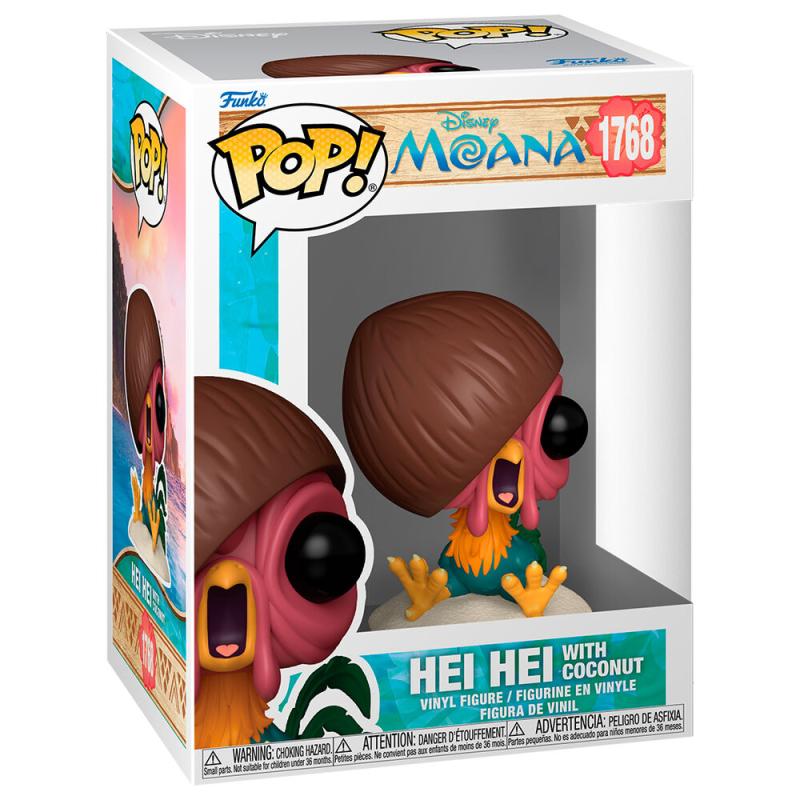 Funko -  Disney Vaiana Moana 3 Hei Hei with Coconut    gyűjtői vinyl karakter
