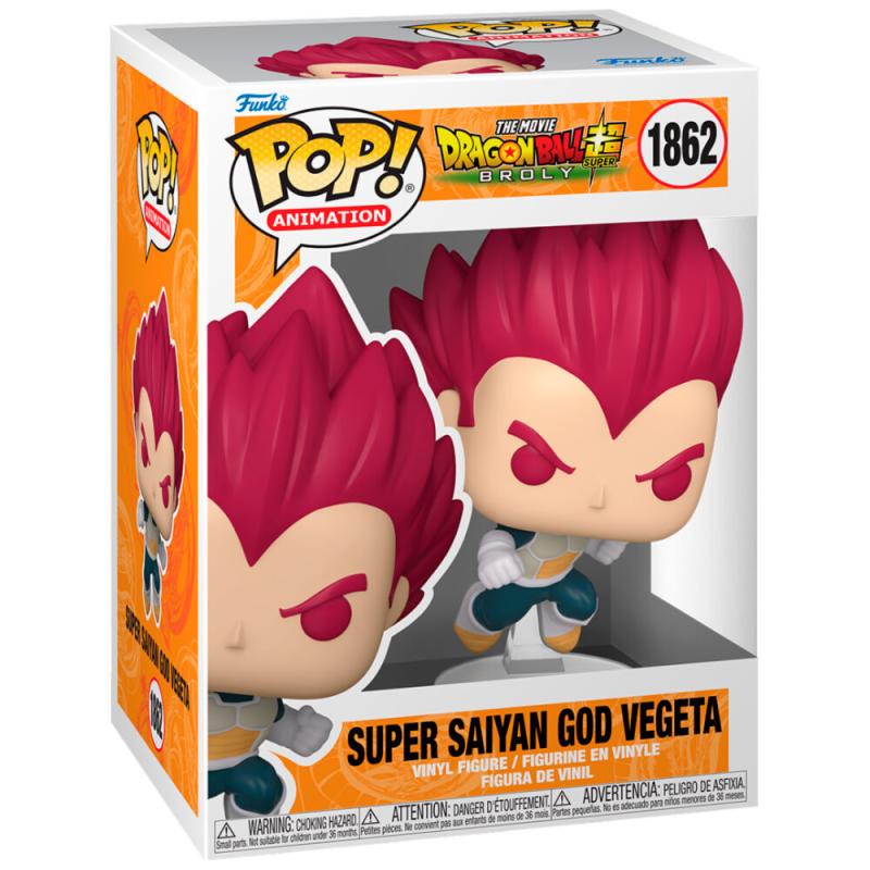Funko -  Dragon Ball Super Broly Super Saiyan God Vegeta    gyűjtői vinyl karakter