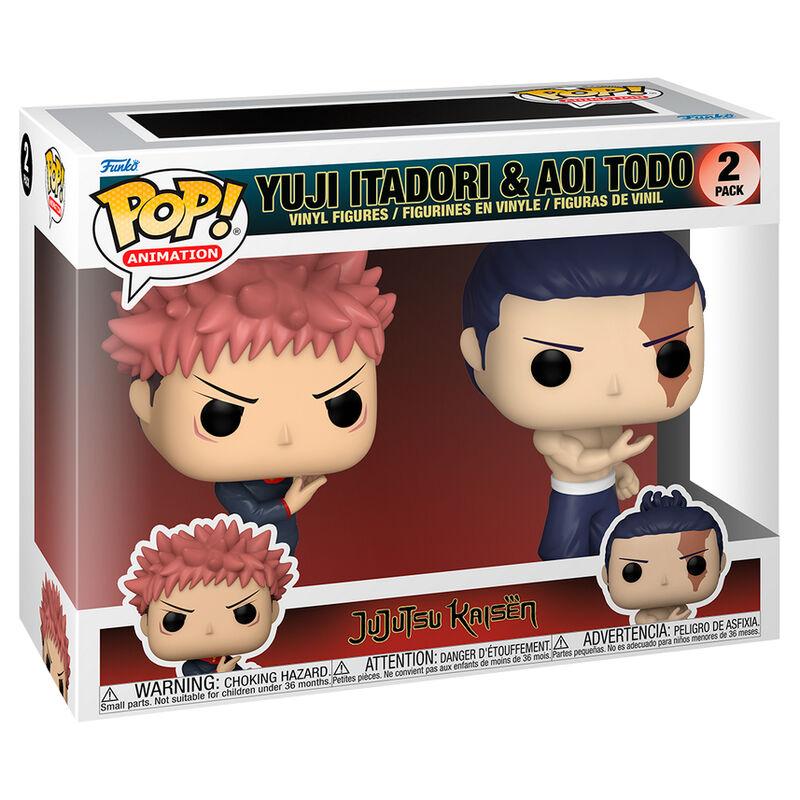 Funko -  Jujutsu Kaisen Yuji Itadori & Aoi Todo 2db/csomag   gyűjtői vinyl karakter