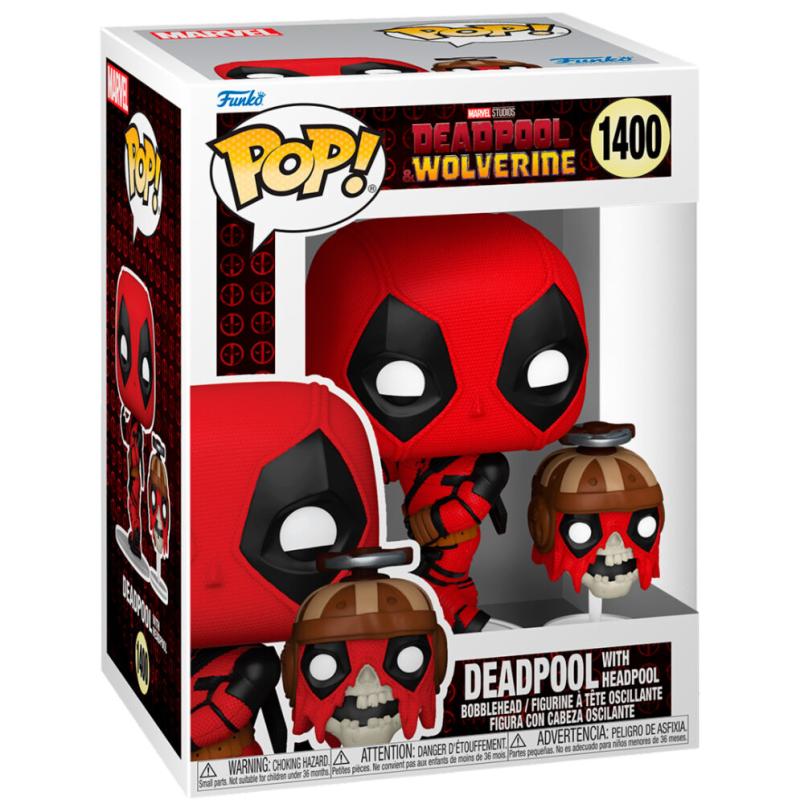 Funko -  Marvel Deadpool & Wolverine Deadpool with Headpool 