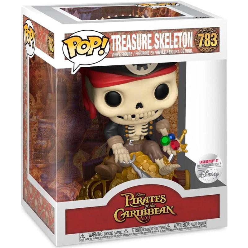 Funko -  Movies Deluxe Pirates of the Caribbean Treasure Skeleton Exclusive   15 cm gyűjtői vinyl karakter