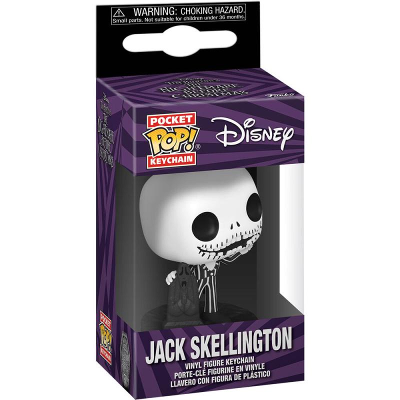 Funko -  Pocket ! Disney Nightmare Before Christmas 30th Anniversary Jack Skellington kulcstartó
