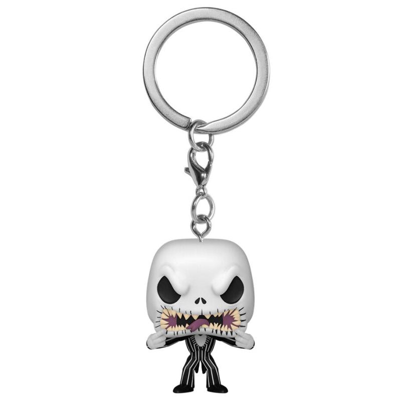 Funko -  Pocket ! Disney Nightmare Before Christmas Jack Scary Face kulcstartó
