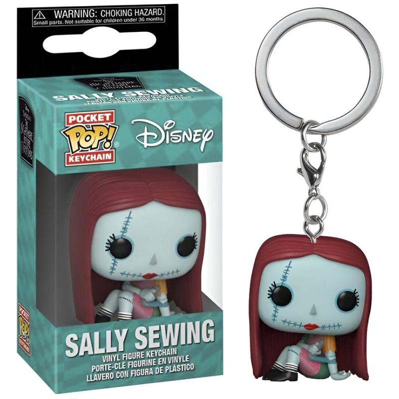 Funko -  Pocket ! Disney Nightmare Before Christmas Sally Sewing kulcstartó
