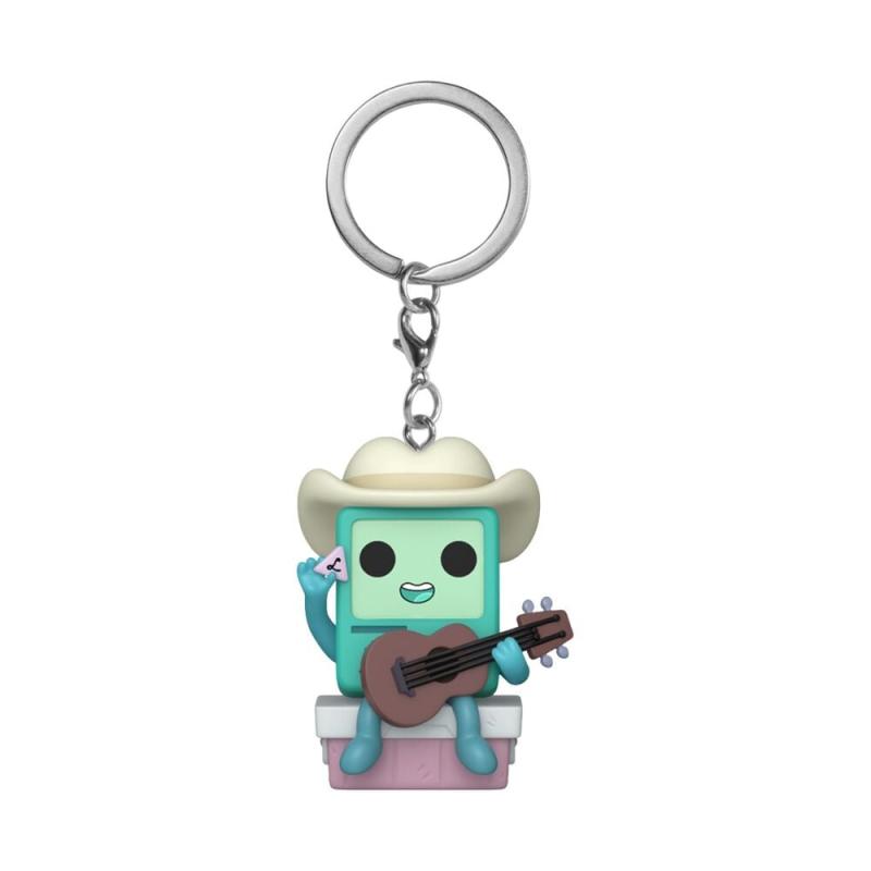 Funko -  Pocket ! kulcstartó Adventure Time Cowboy BMO with guitar
