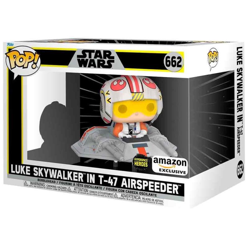 Funko -  Rides Star Wars Luke Skywalker in T47 Airspeeder Exclusive    gyűjtői vinyl karakter