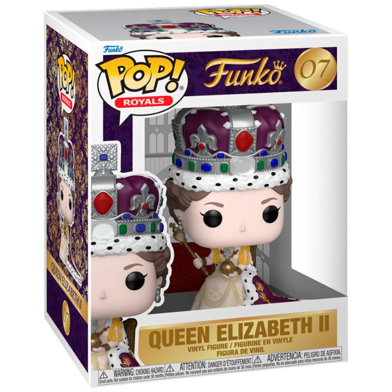 Funko -  Royals Premium Queen Elizabeth II    gyűjtői vinyl karakter