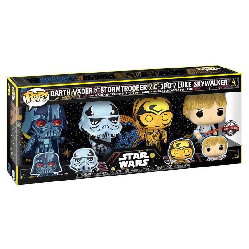 Funko -  Star Wars Exclusive 4dbos szett   figurák