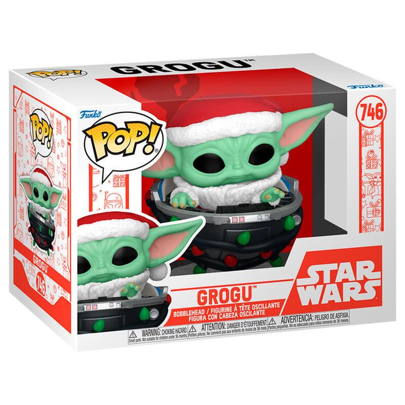 Funko -  Star Wars Grogu with Santa Hat in Pram    gyűjtői vinyl karakter