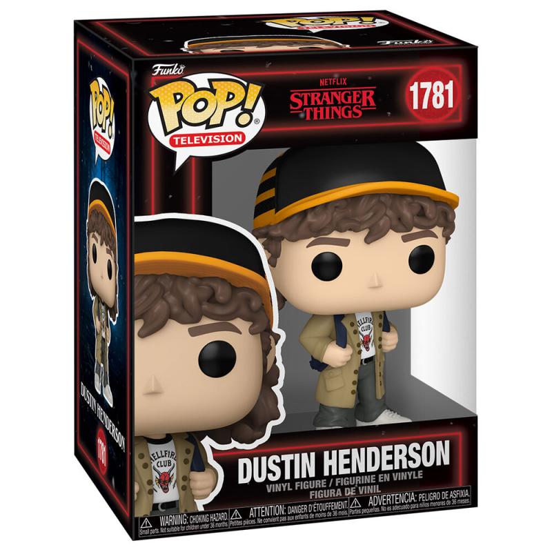 Funko -  Stranger Things 5 Dustin Henderson    gyűjtői vinyl karakter
