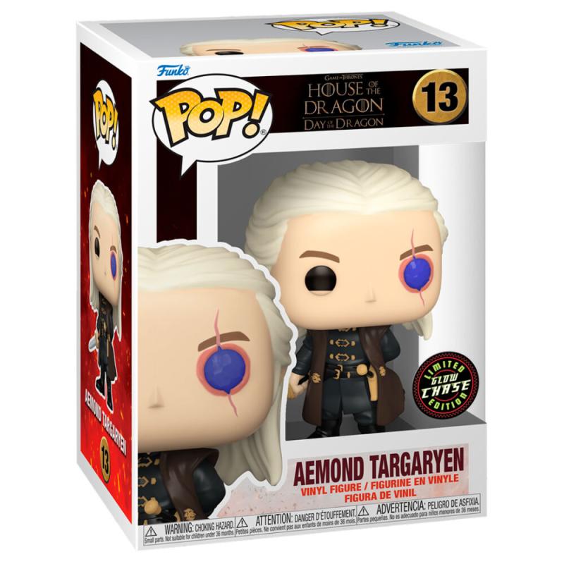 Funko -  Television  Sárkányok háza House of the Dragon Aemond Targaryen Chase    gyűjtői vinyl karakter
