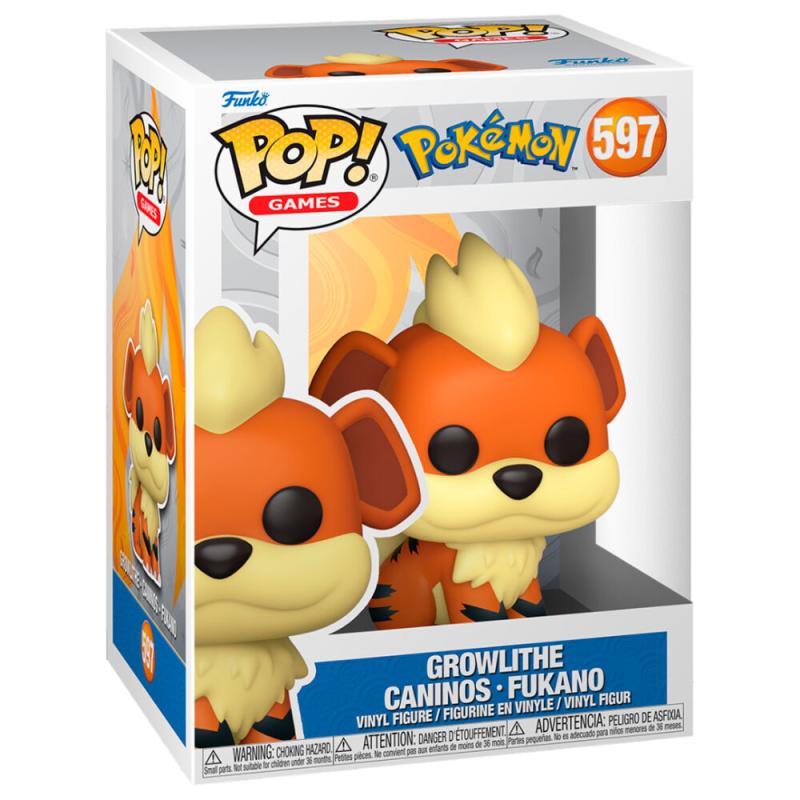  POP - Games -  Games Pokemon  Growlithe    figura
