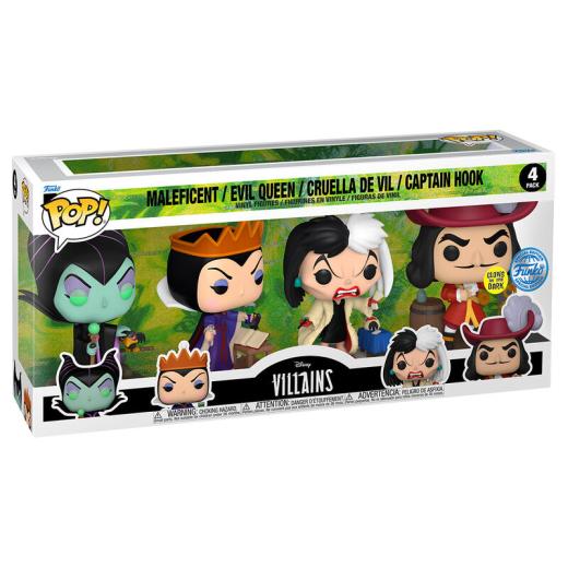 Funko -  4dbos Disney Villains gyűjtői vinyl karakter szett