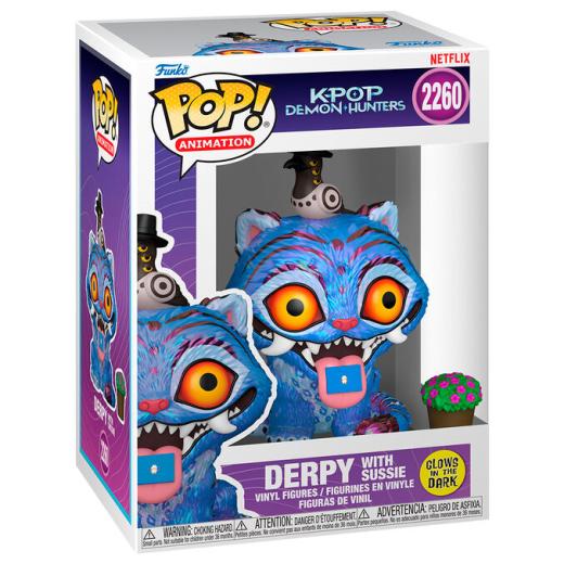 Funko -  animation Kpop Demon Hunters Derpy with Sussie Glow    gyűjtői vinyl karakter