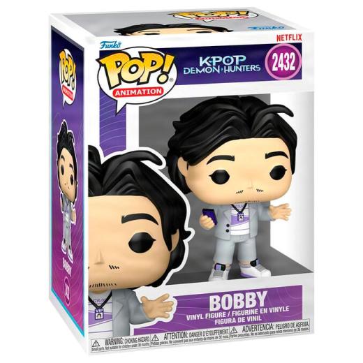 Funko -  Animations & Cartons Kpop Demon Hunters Bobby    gyűjtői vinyl karakter