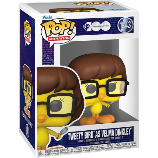 Funko -  Animations & Cartons Looney Tunes Tweety Bird as Velma Dinkley    gyűjtői vinyl karakter