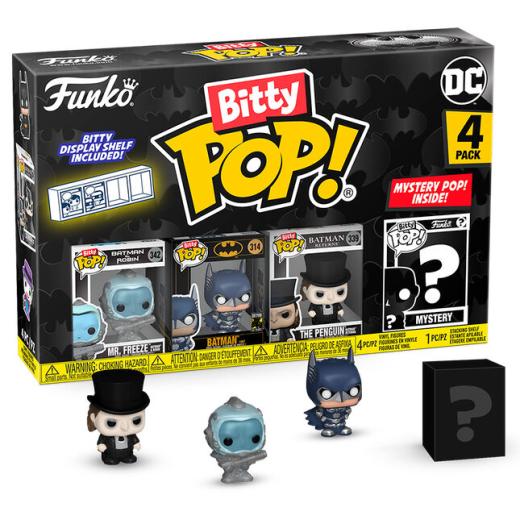 Funko -  Bitty ! DC Comics Batman 85th Anniversary Mr. Freeze 4dbos gyűjtői vinyl karakter szett