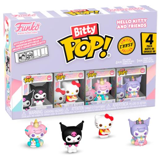 Funko -  Bitty ! Hello Kitty and Friends Kuromi chase 4dbos szett