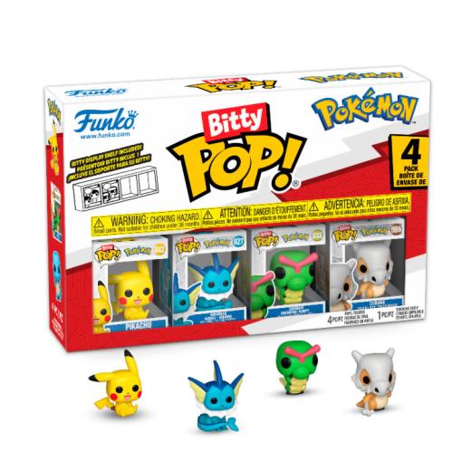 Funko -  Bitty ! Pokemon Pikachu 4dbos gyűjtői vinyl karakter szett