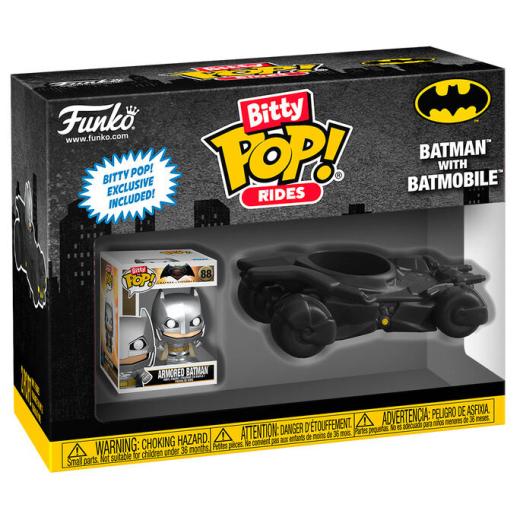 Funko -  Bitty ! Ride DC Batman with Batmobile  gyűjtői vinyl karakter