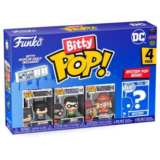 Funko -  Blister Bitty ! DC Comics Batman 4dbos gyűjtői vinyl karakter szett