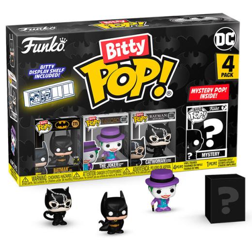 Funko -  Blister Bitty ! DC Comics Batman 85th Anniversary Batman 4dbos gyűjtői vinyl karakter szett