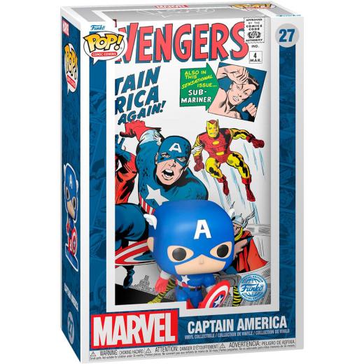 Funko -  Comic Cover Marvel Avengers Captain America    gyűjtői vinyl karakter