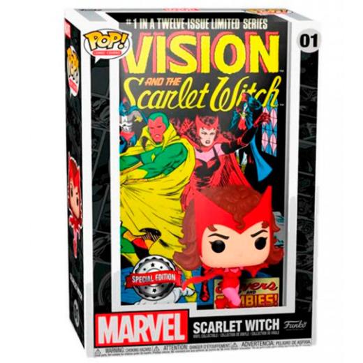 Funko -  Comic Cover Marvel Scarlet Witch Exclusive    gyűjtői vinyl karakter