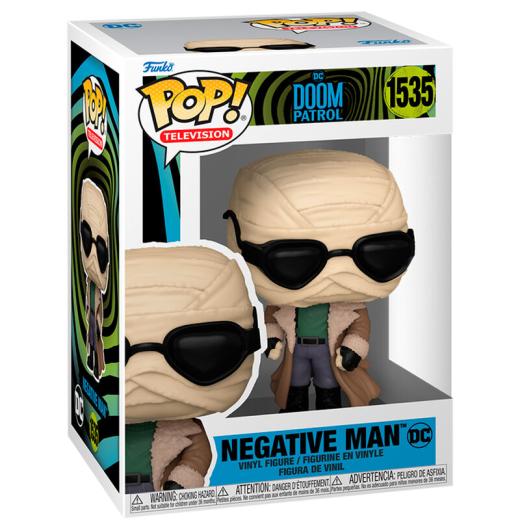 Funko -  DC Comics Doom Patrol Negative Man   gyűjtői vinyl karakter