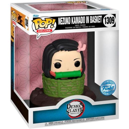 Funko -   Deluxe Demon Slayer Kimetsu no Yaiba Nezuko Kamado in Basket Exclusive   15 cm gyűjtői vinyl karakter