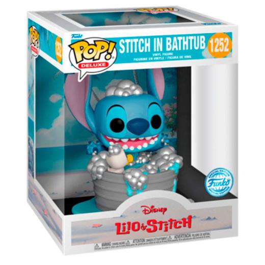 Funko -  Deluxe Disney Lilo & Stitch  Stitch in Bathtub Excusive   15 cm gyűjtői vinyl karakter